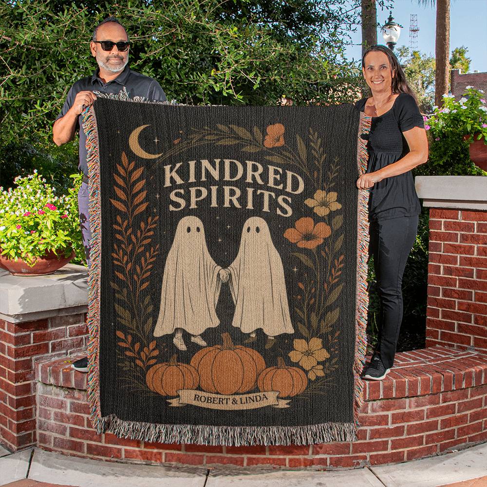 Kindred Spirits Personalized Couple’s Ghost Blanket