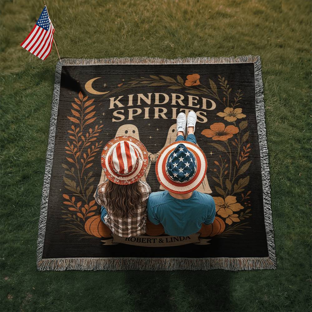 Kindred Spirits Personalized Couple’s Ghost Blanket