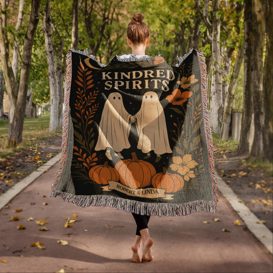 Kindred Spirits Personalized Couple’s Ghost Blanket