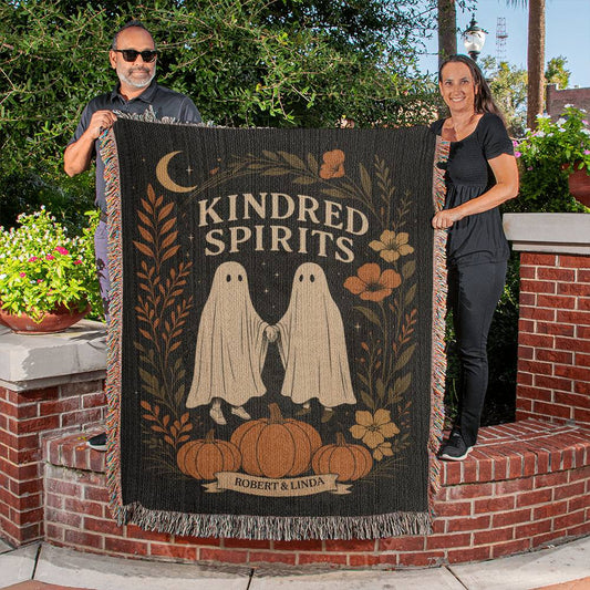 Kindred Spirits Personalized Couple’s Ghost Blanket